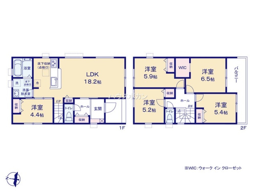 全居室収納豊富・ゆとりのある間取り◎