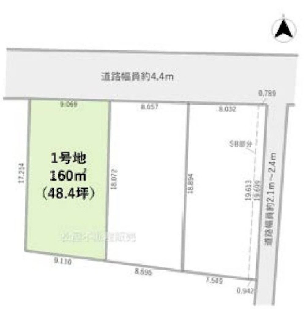 豊田市若林東町　全3区画　1号地 画像6