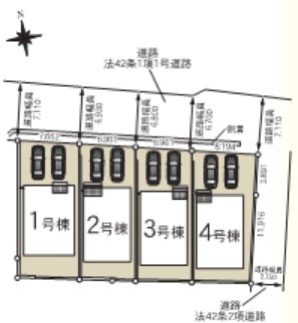 豊田市明和町　第5　全4棟　3号棟 画像1