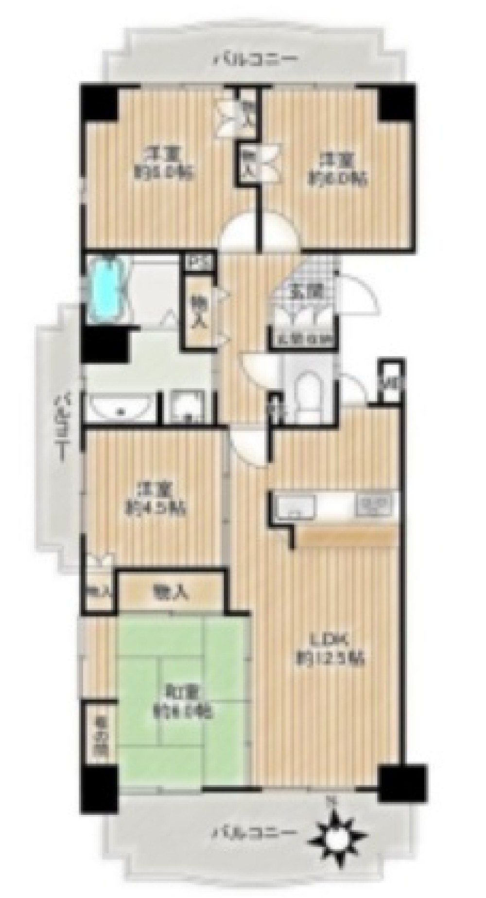 ナビタウン吉岡町マンションⅢ番館 画像1