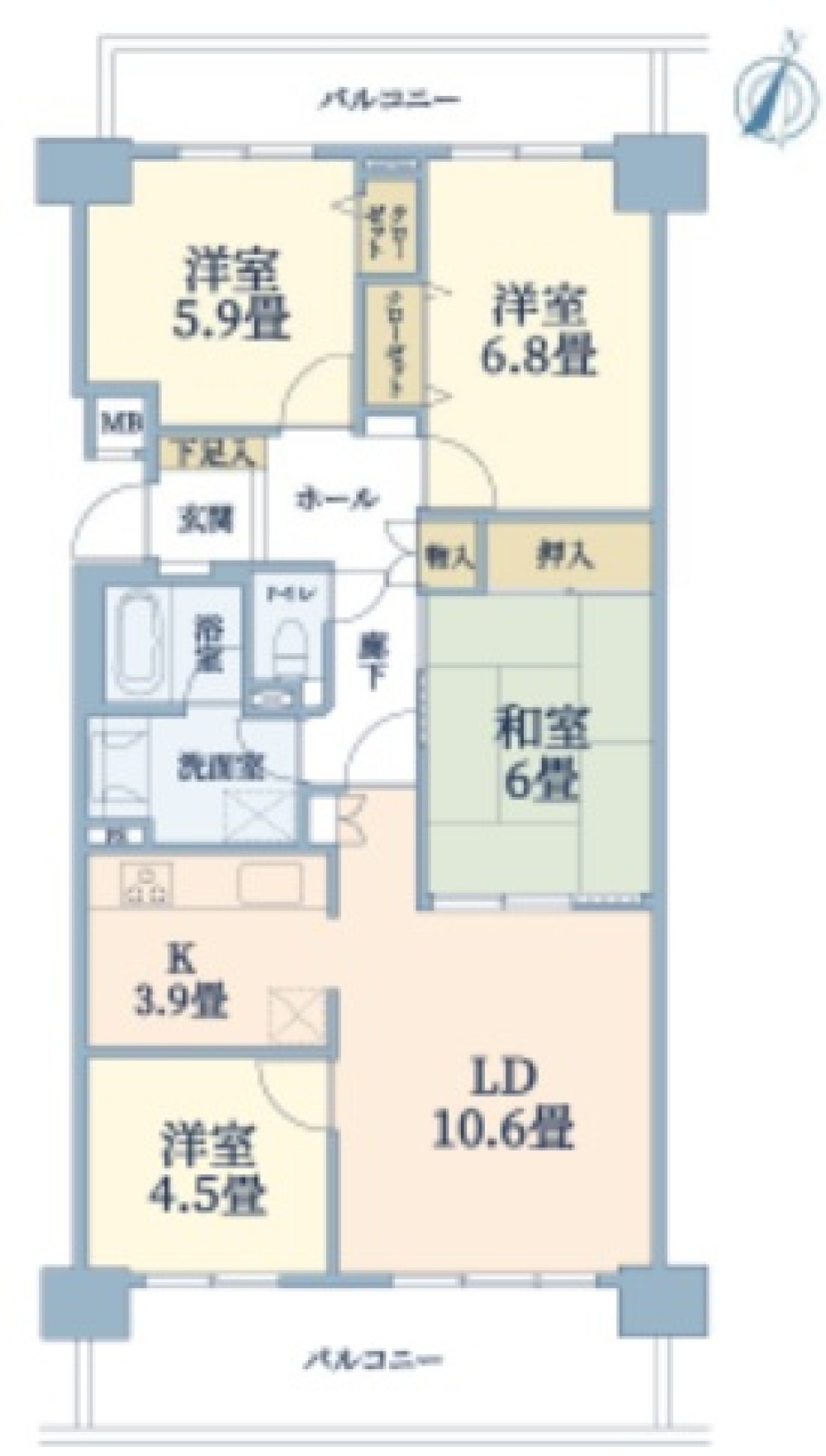 パークシティ三郷壱番館 西棟東棟 画像1