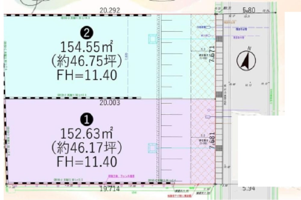 岡崎市竜美台　全2区画　2号地 画像1