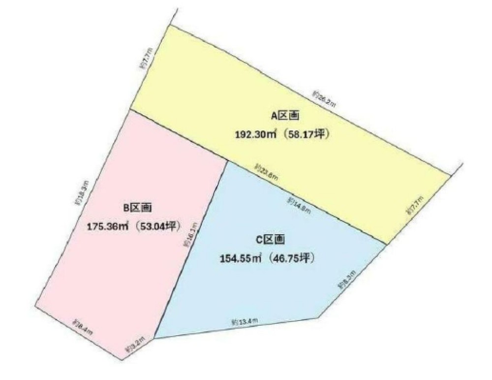 岡崎市北本郷町　全3区画　A区画 画像1