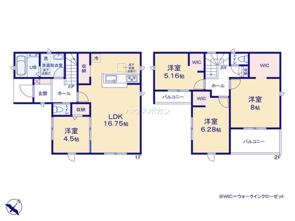全居室収納豊富・ゆとりのある間取り◎
