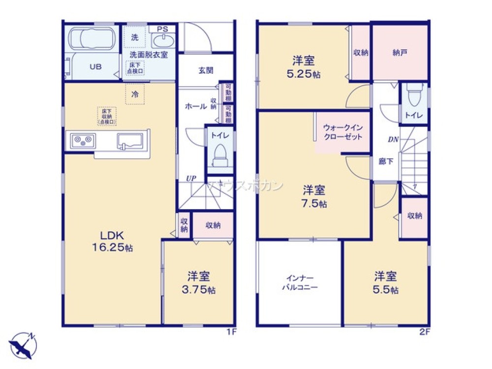 全居室収納豊富・ゆとりのある間取り◎