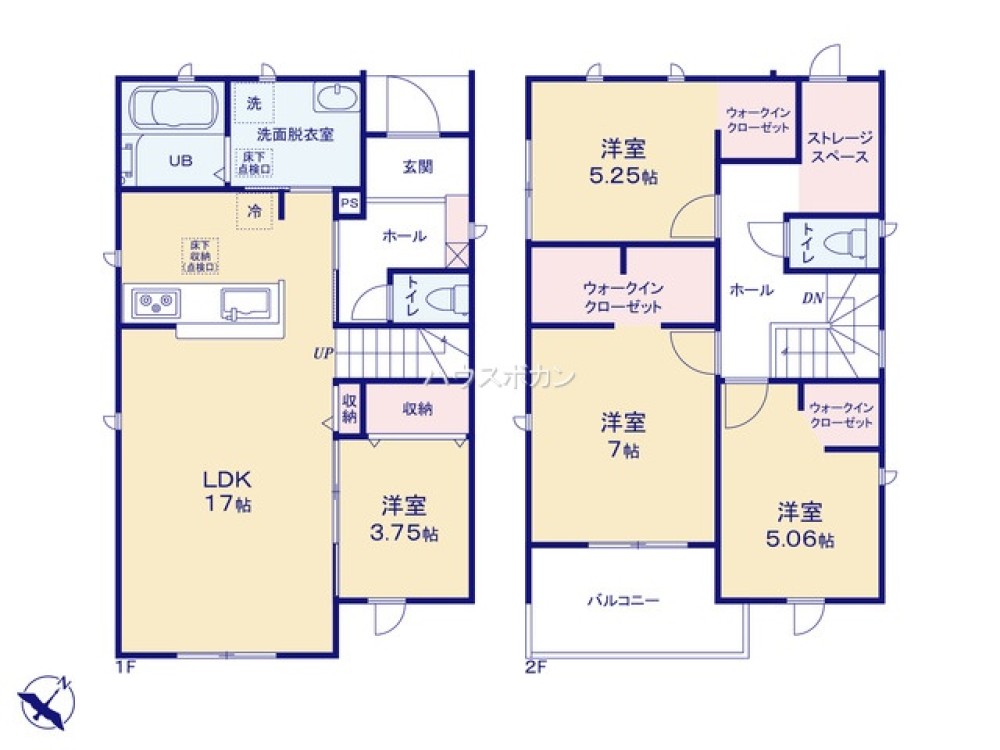 全居室収納豊富・ゆとりのある間取り◎