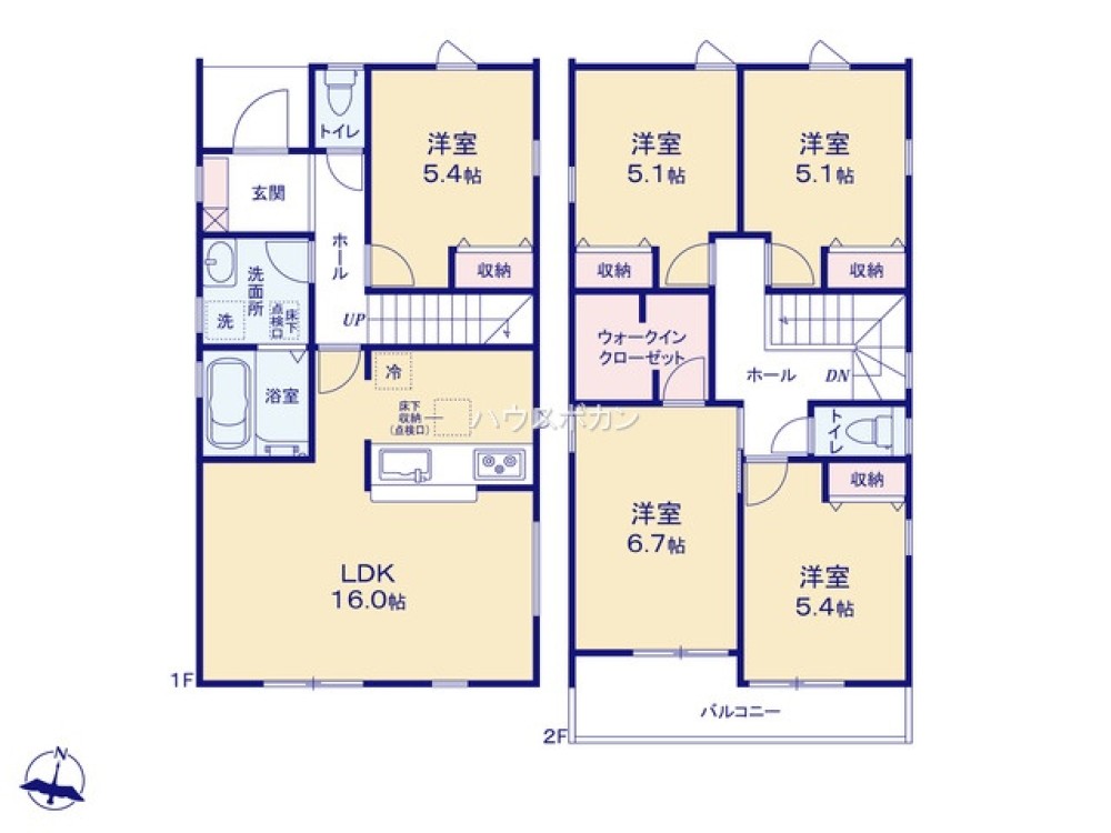 南向きで陽当たり良好です◎