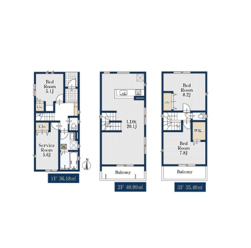 名古屋市中村区大正町313①　全1棟　1号棟 画像2