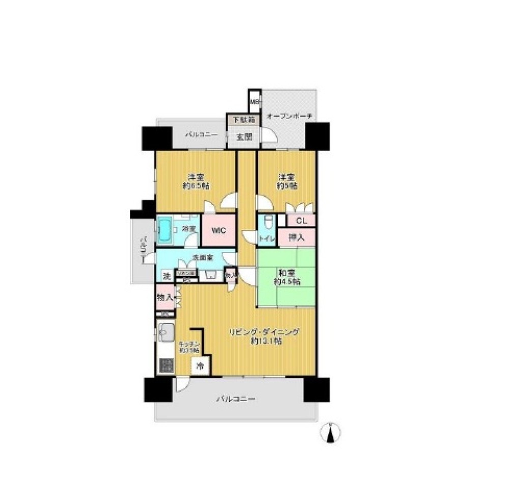 ファミリアーレ松蔭公園 画像1