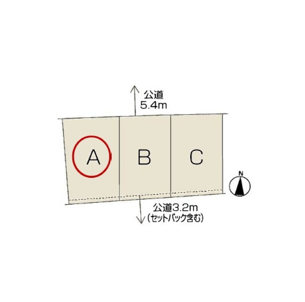 小牧市大字北外山　全3棟　A棟 画像1