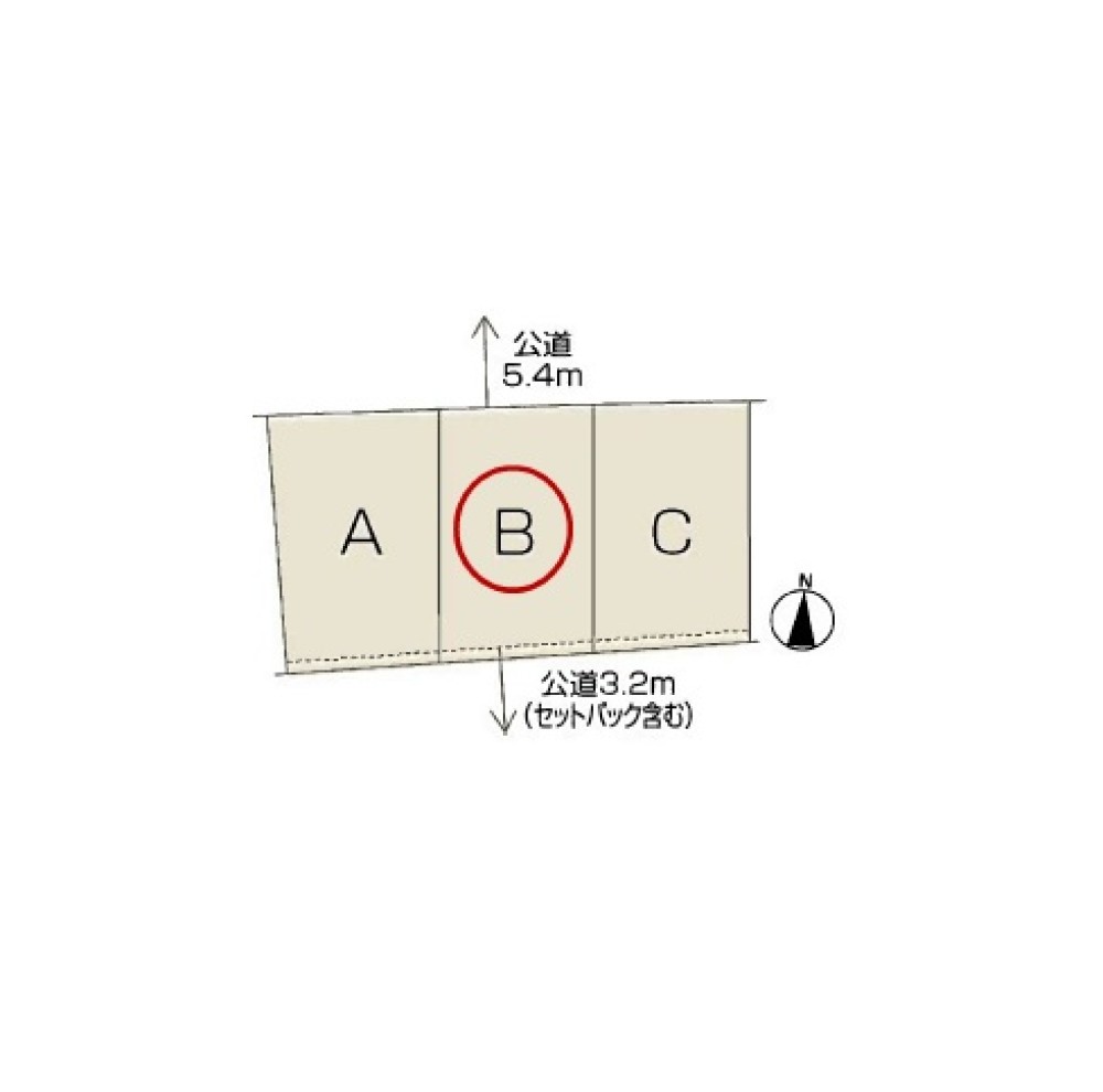 小牧市大字北外山　全3棟　B棟 画像1
