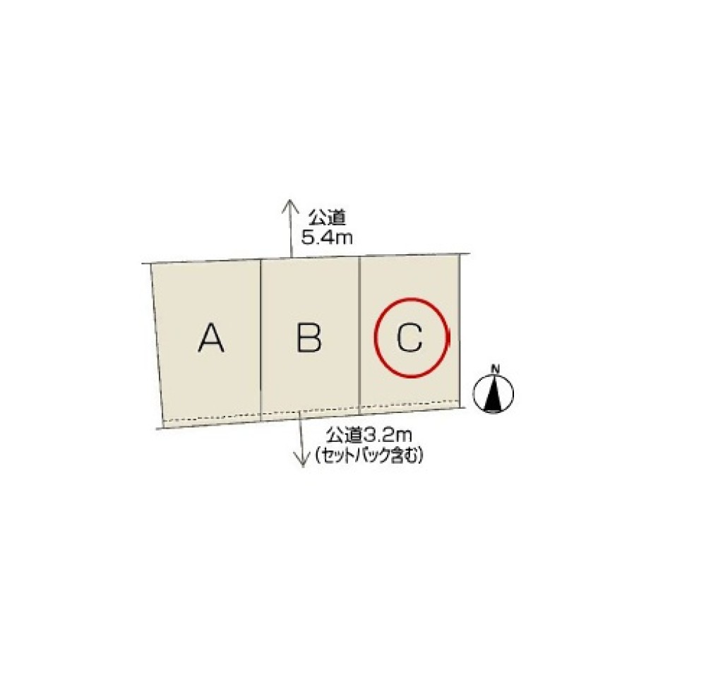 小牧市大字北外山　全3棟　C棟 画像1