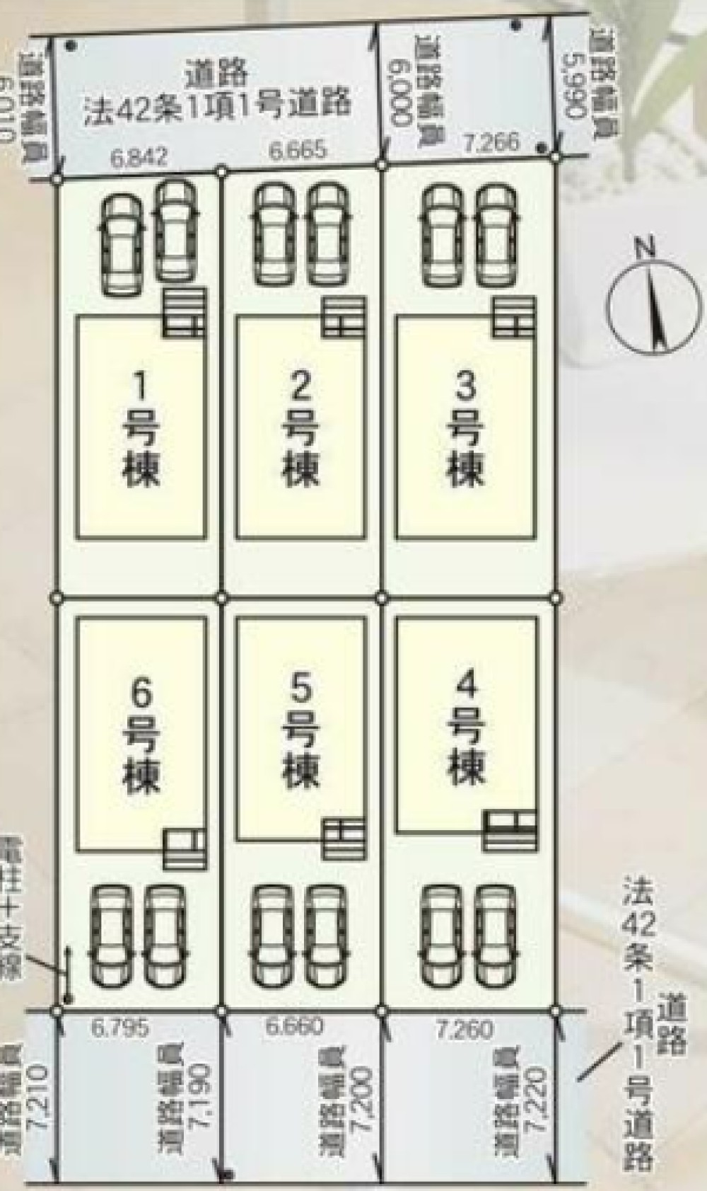 豊橋市忠興第3　全6棟　6号棟 画像1