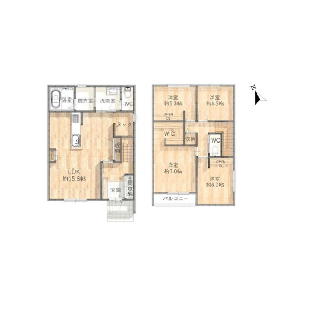 春日井市町屋町　全1棟　A棟 画像2