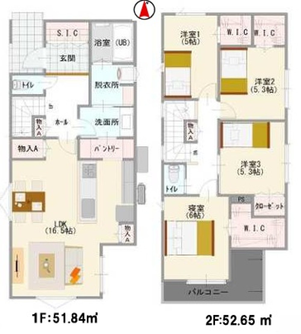 名古屋市中川区法華西町　第1　全2棟　1号棟 画像2