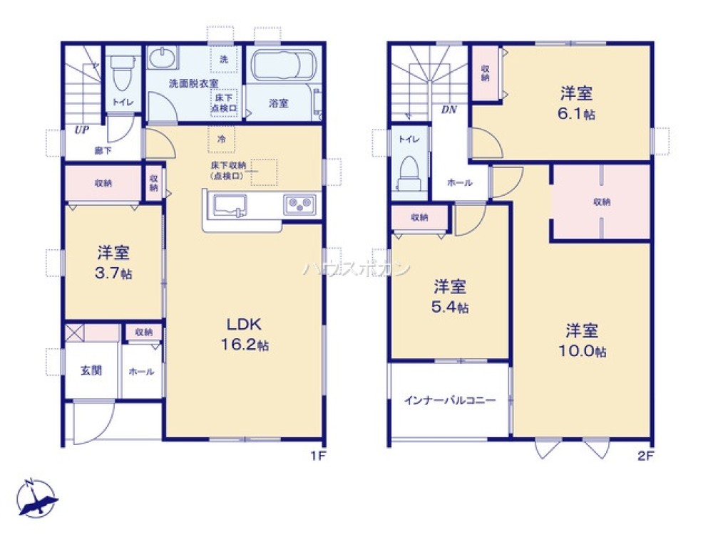 小牧市久保一色南一丁目　全5棟　4号棟 画像2