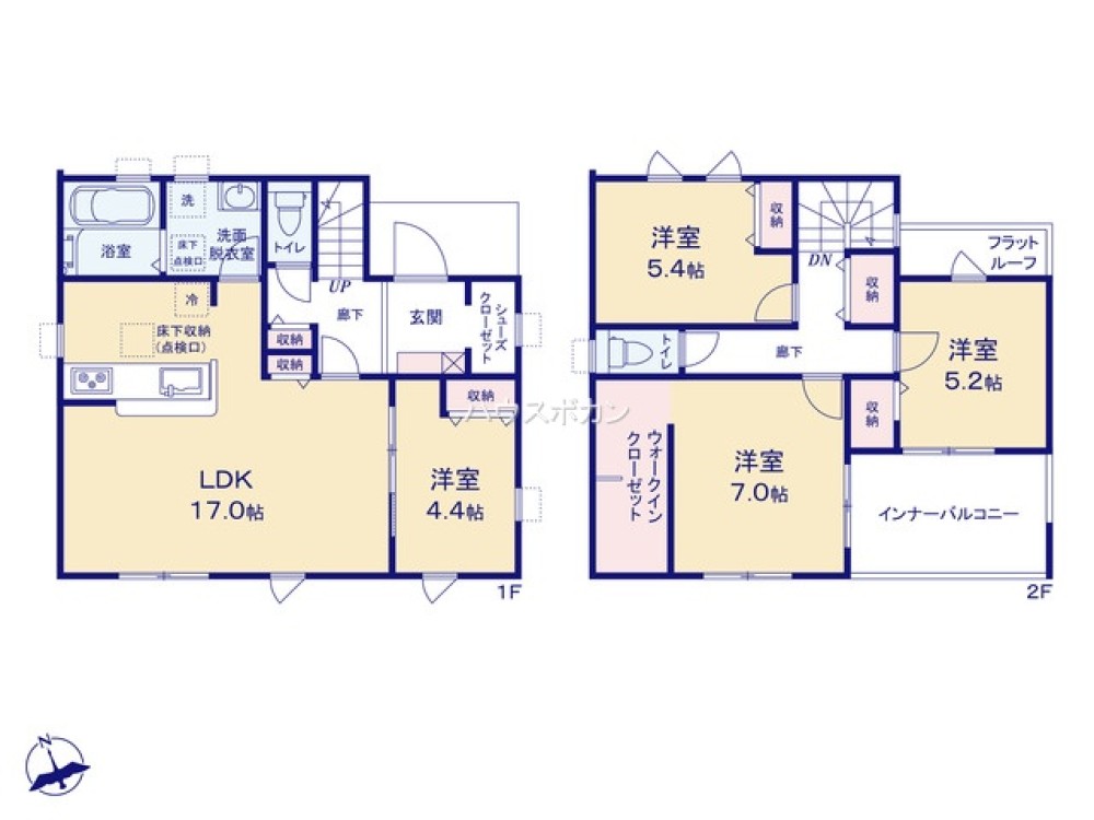 全居室収納豊富