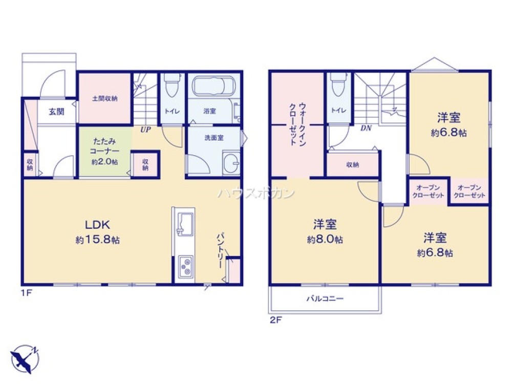 西尾市中畑町　全4棟　A棟 画像4