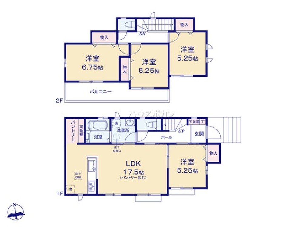 一宮市三ツ井五丁目　全3棟　A号棟 画像4