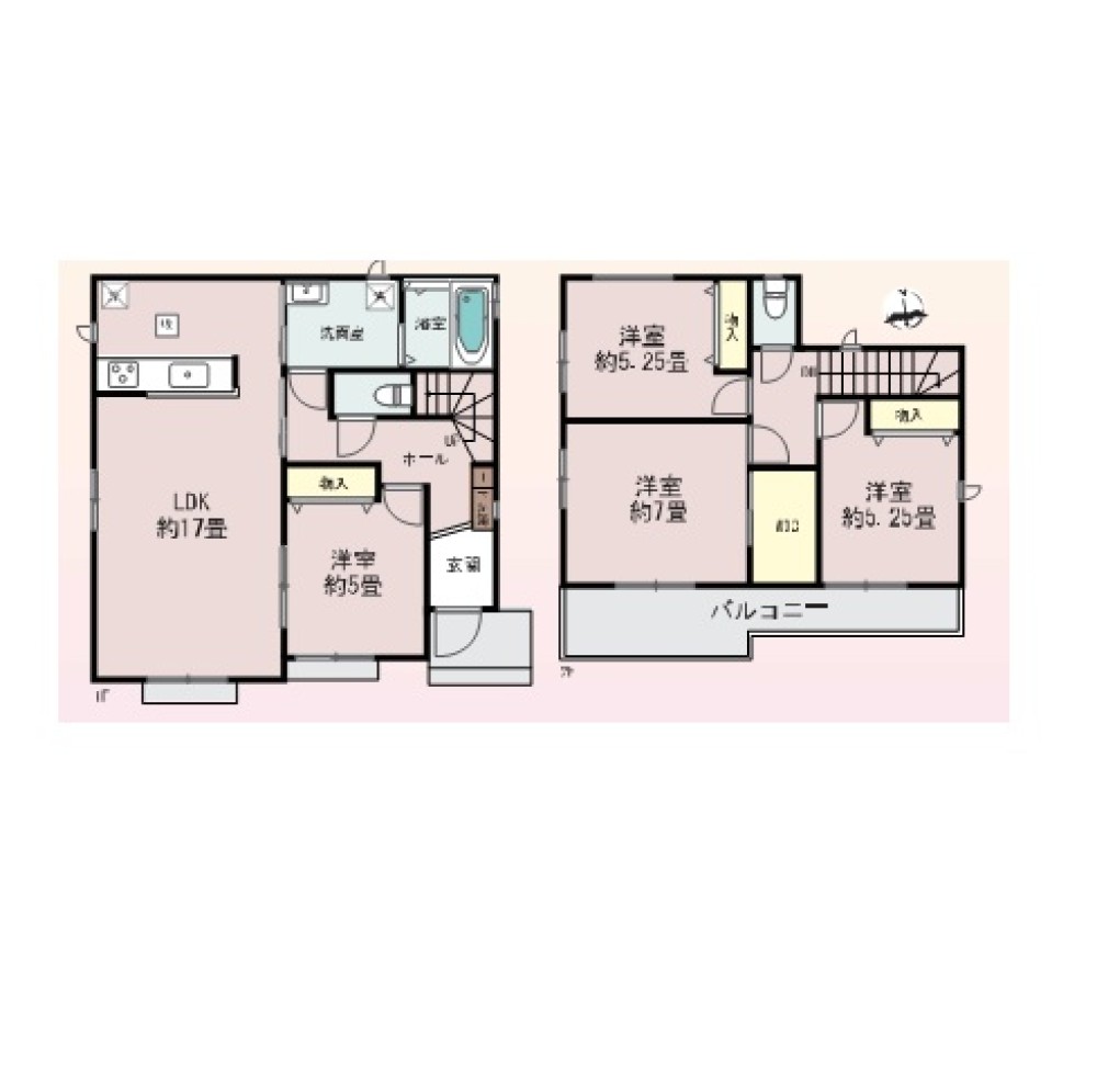 一宮市三ツ井五丁目　全3棟　B号棟 画像2
