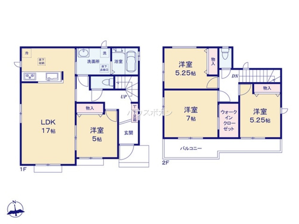 一宮市三ツ井五丁目　全3棟　B号棟 画像4