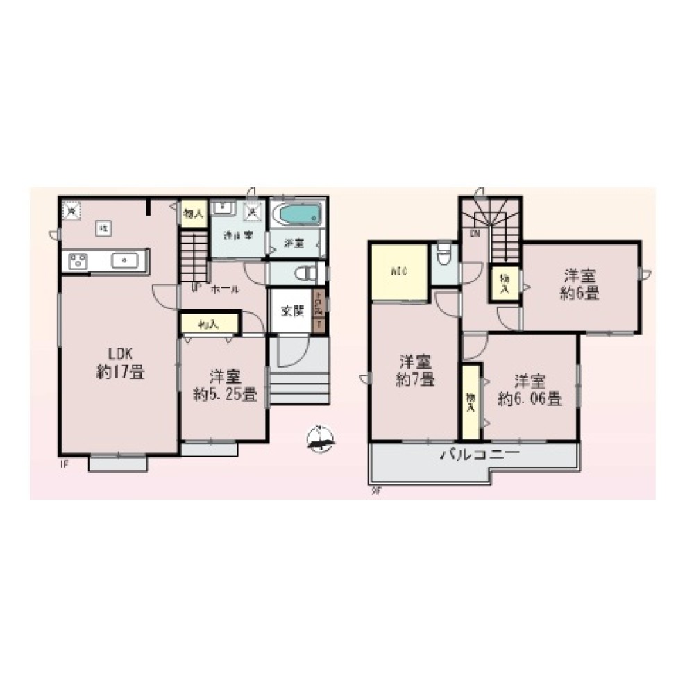 一宮市三ツ井五丁目　全3棟　C号棟 画像2