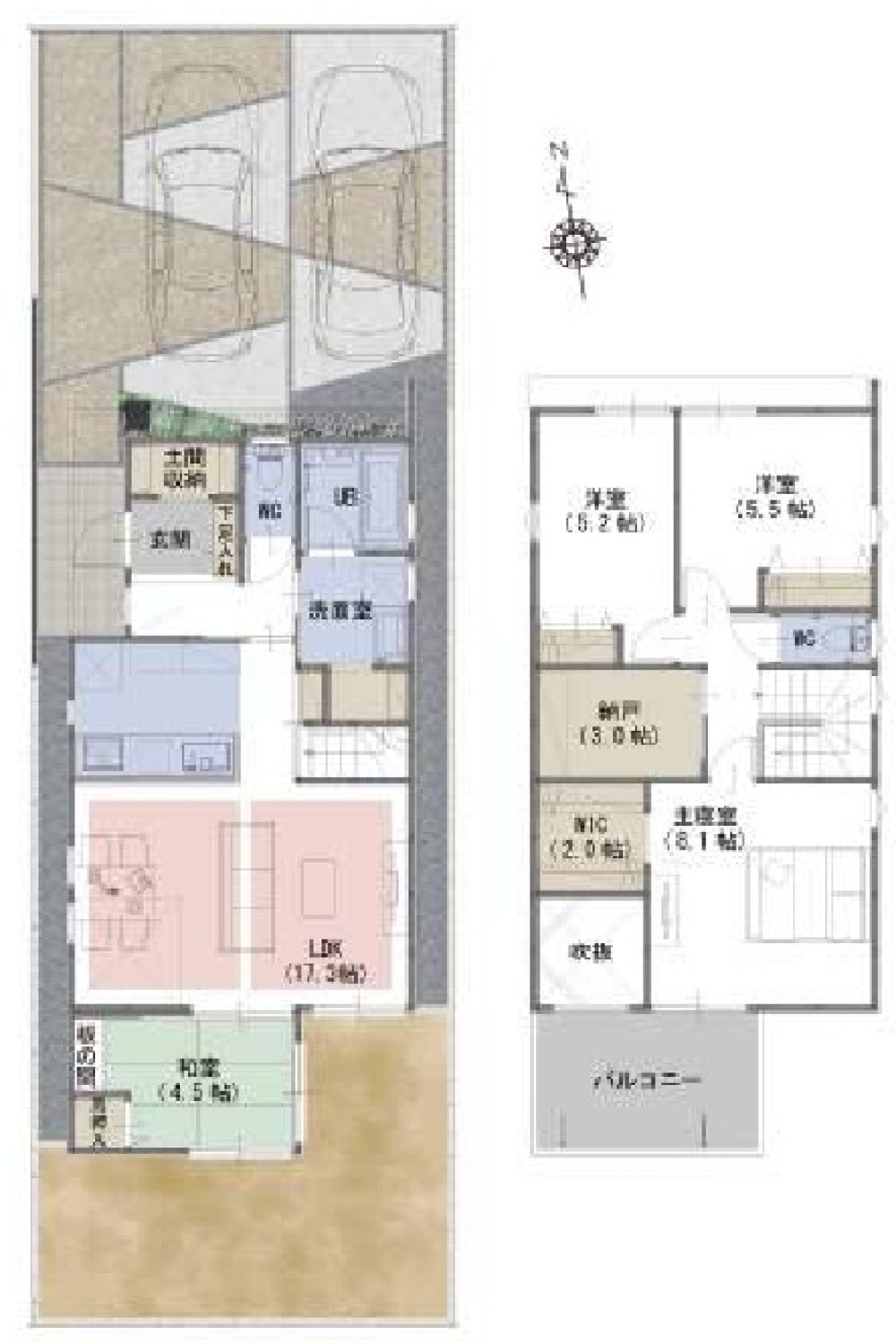 知立市八ツ田町　全2棟　B号棟 画像2