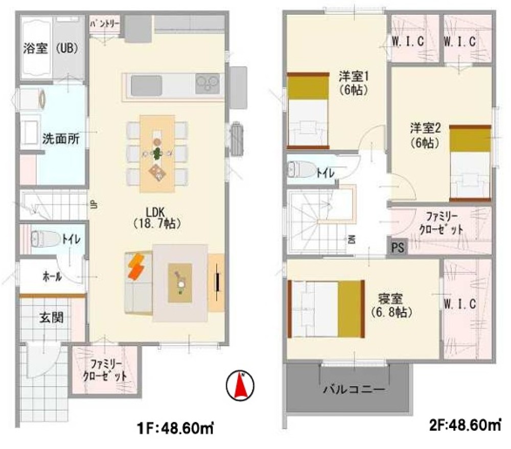 名古屋市中川区新家　第7　全1棟 画像2