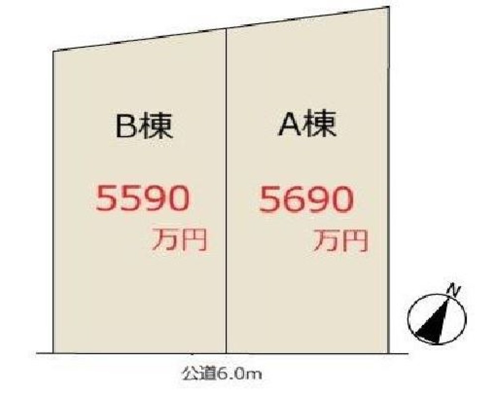 名古屋市天白区高島　全2棟　B号棟 画像1