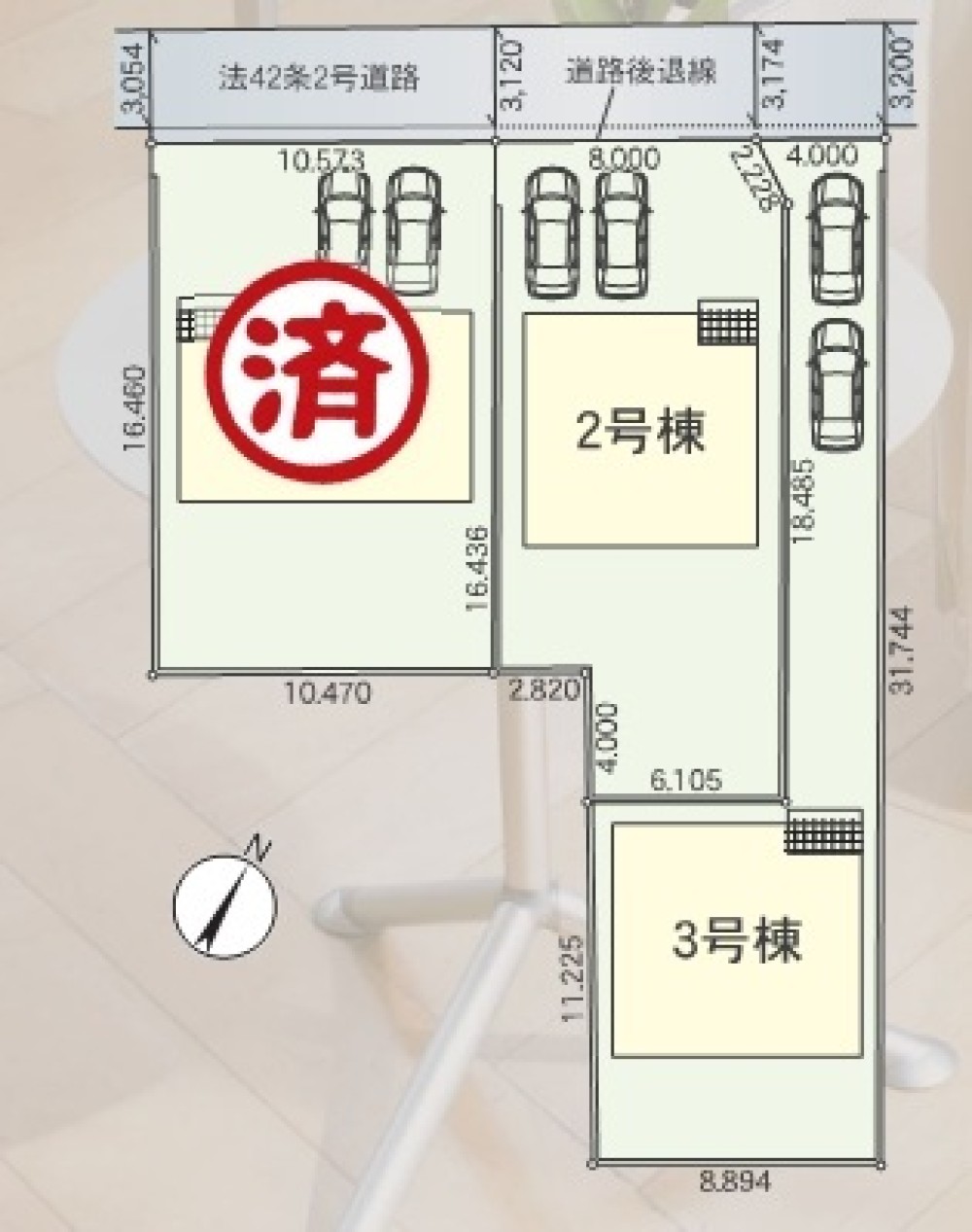 東海市富木島町　第30　全3棟　3号棟 画像1