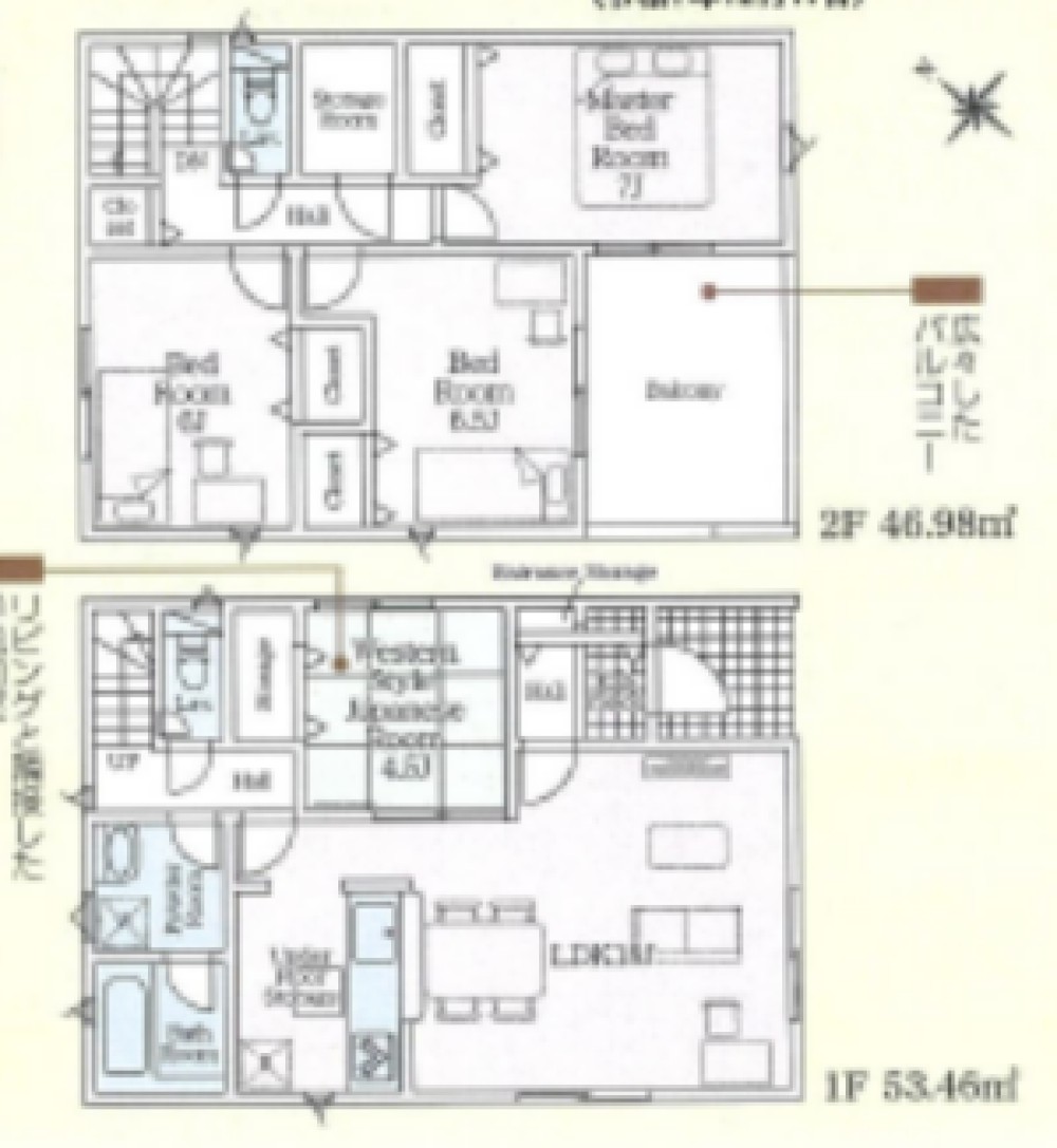 岡崎市上地町　第7　全2棟　2号棟 画像1