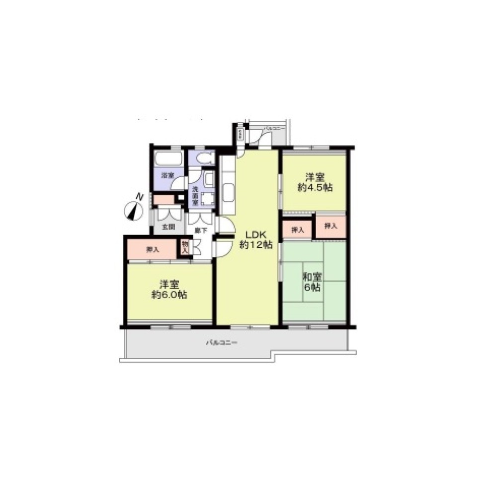 押草団地 205棟 画像1