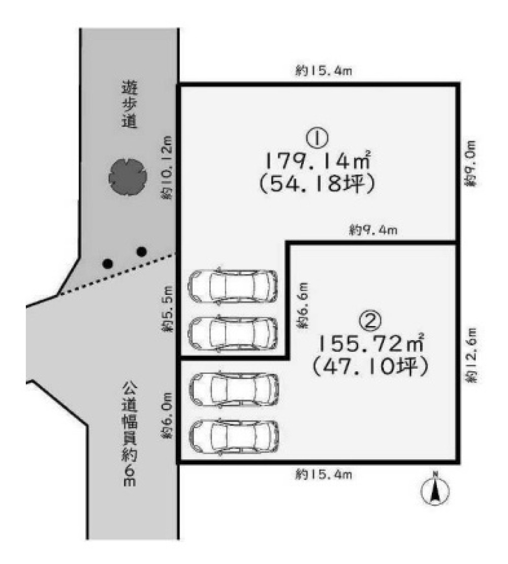 春日井市前並町　全2区画　2区画 画像1