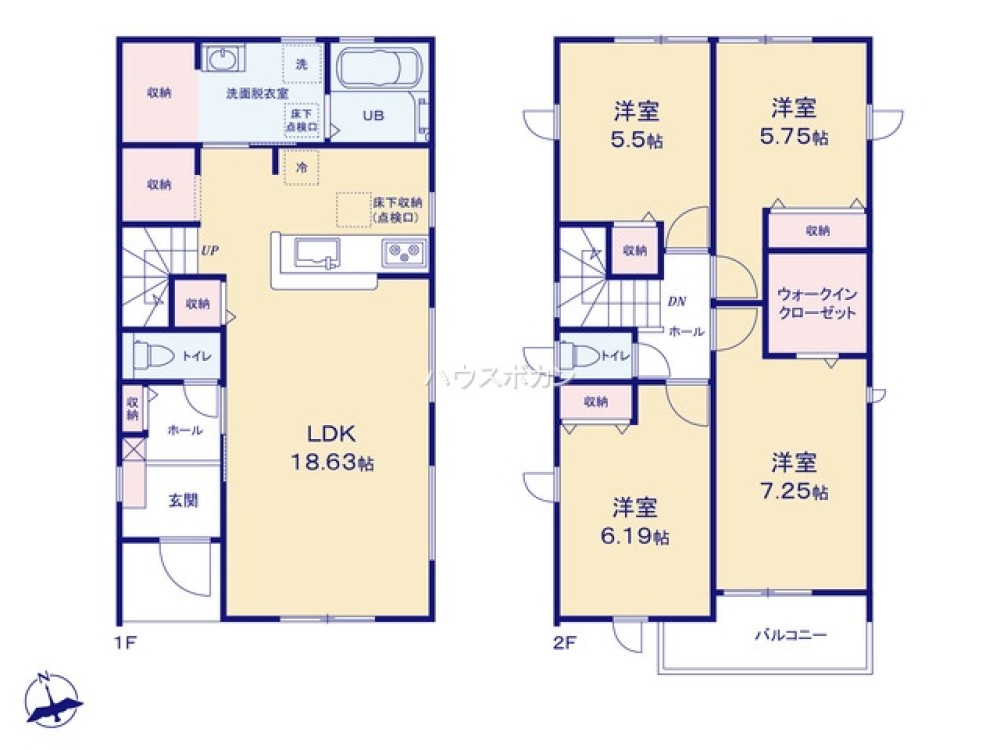 豊川市諏訪西町59期　全3棟　1号棟 画像4
