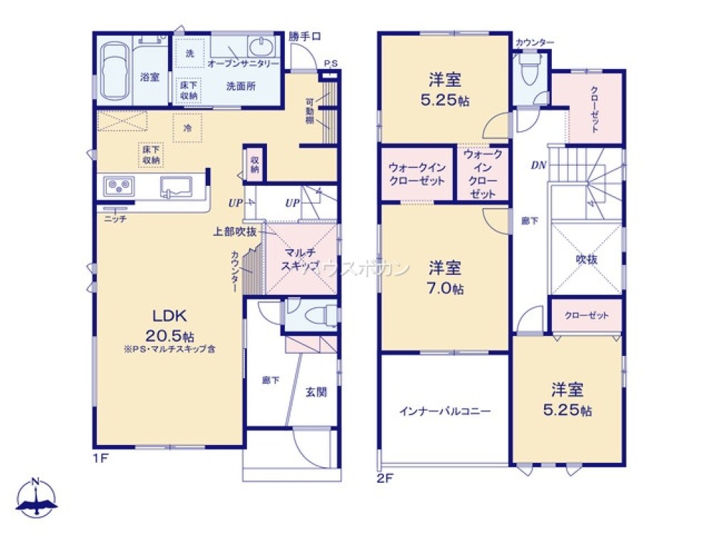 愛知郡東郷町和合ケ丘三丁目  全2棟　1号棟 画像5