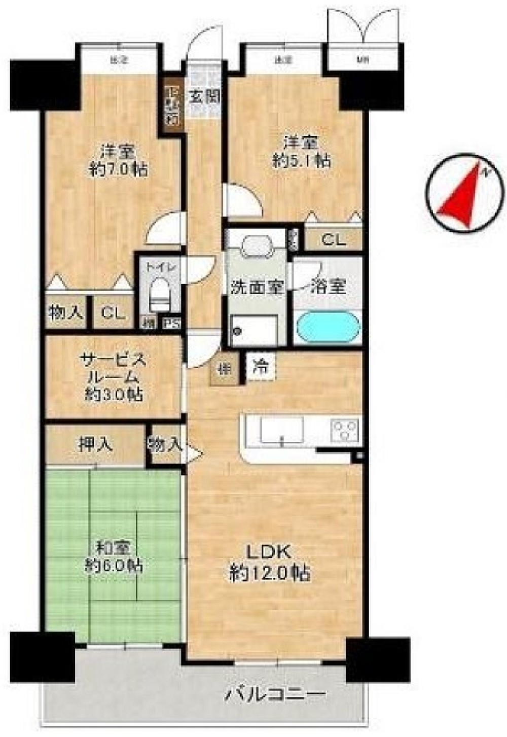 アクシーズ一宮Ⅱ番館 画像1