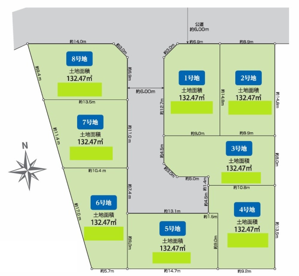名古屋市港区春田野二丁目　全8区画　7号地 画像1