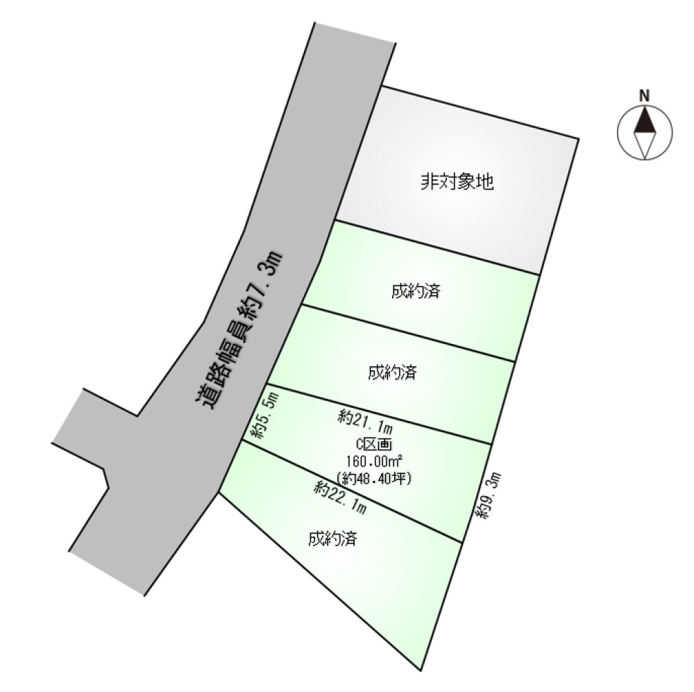 安城市大岡町　Ⅱ期　全4区画　C区画 画像1