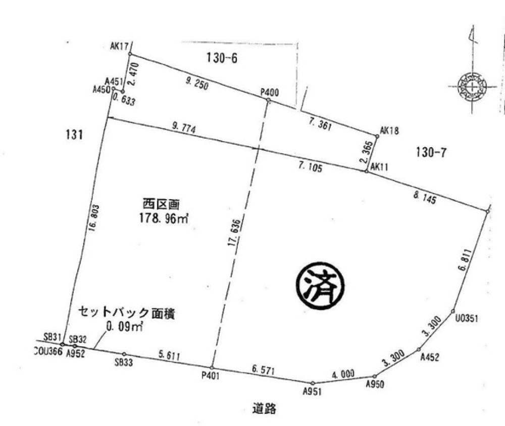 江南市宮後町　全2区画　西区画 画像1
