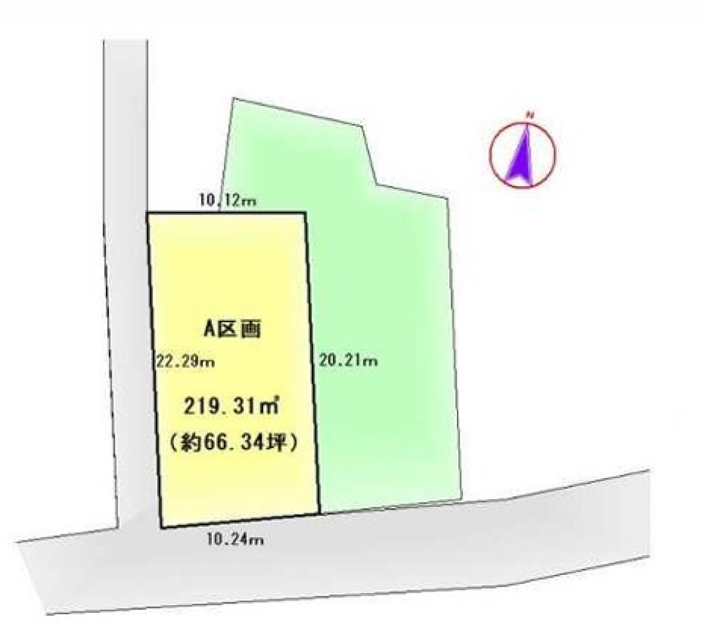 海部郡大治町大字西条　全2区画　A区画 画像1