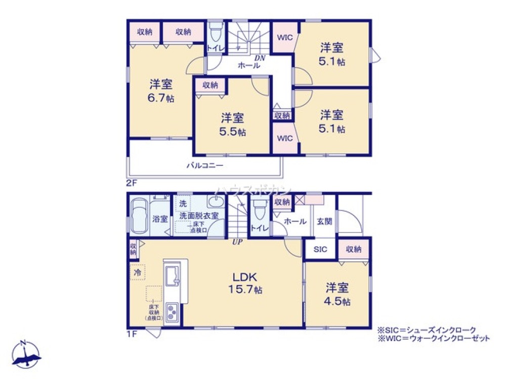 半田市亀崎高根町　第2　全2棟　2号棟 画像4