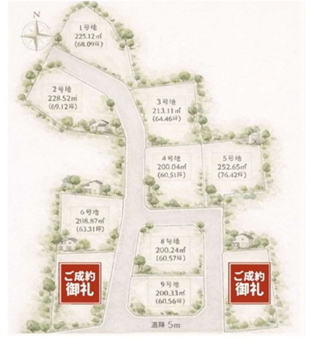 犬山市塔野地寺田　全10区画　3号地 画像1