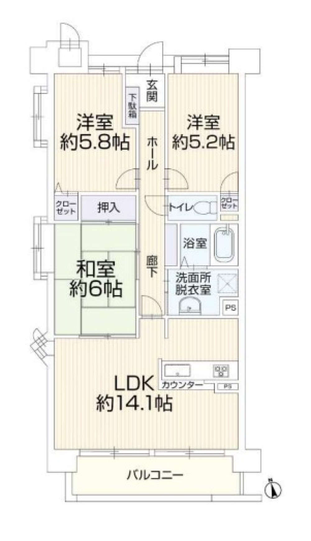 モアグレース枠杁 画像1