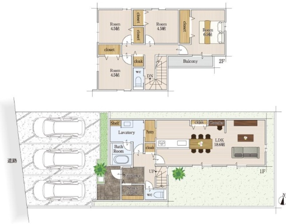 半田市乙川向田町　全6棟　2号棟 画像2