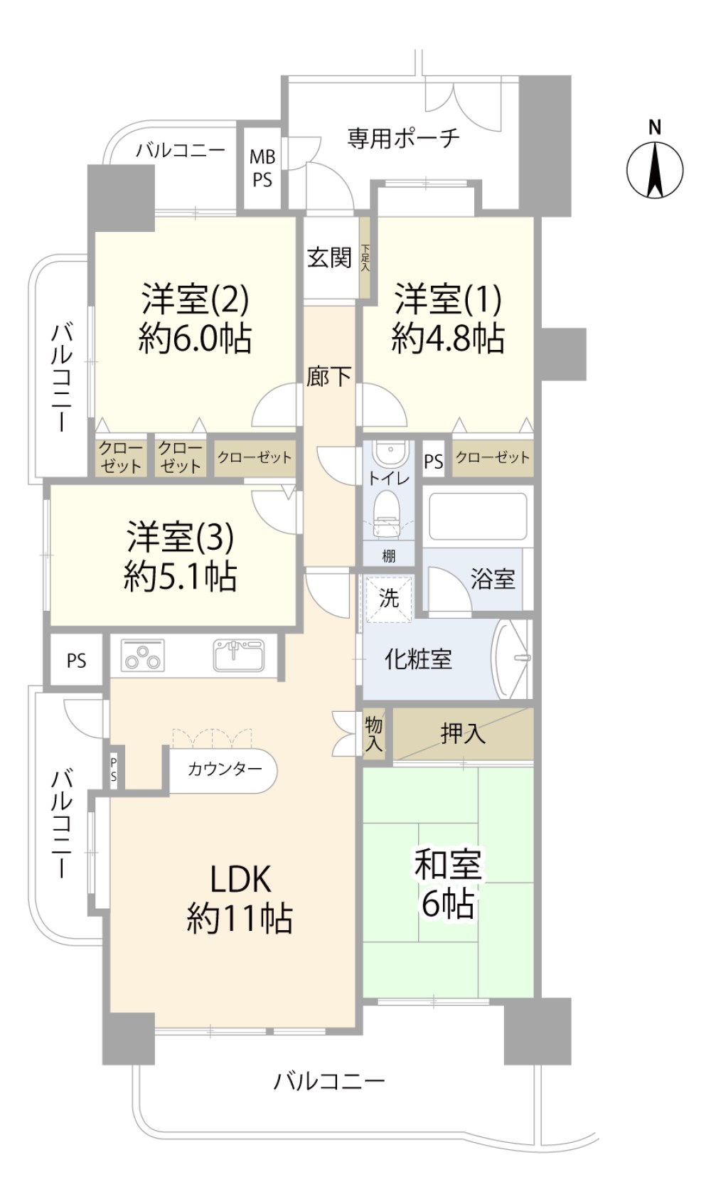 ライオンズガーデン戸田 画像9