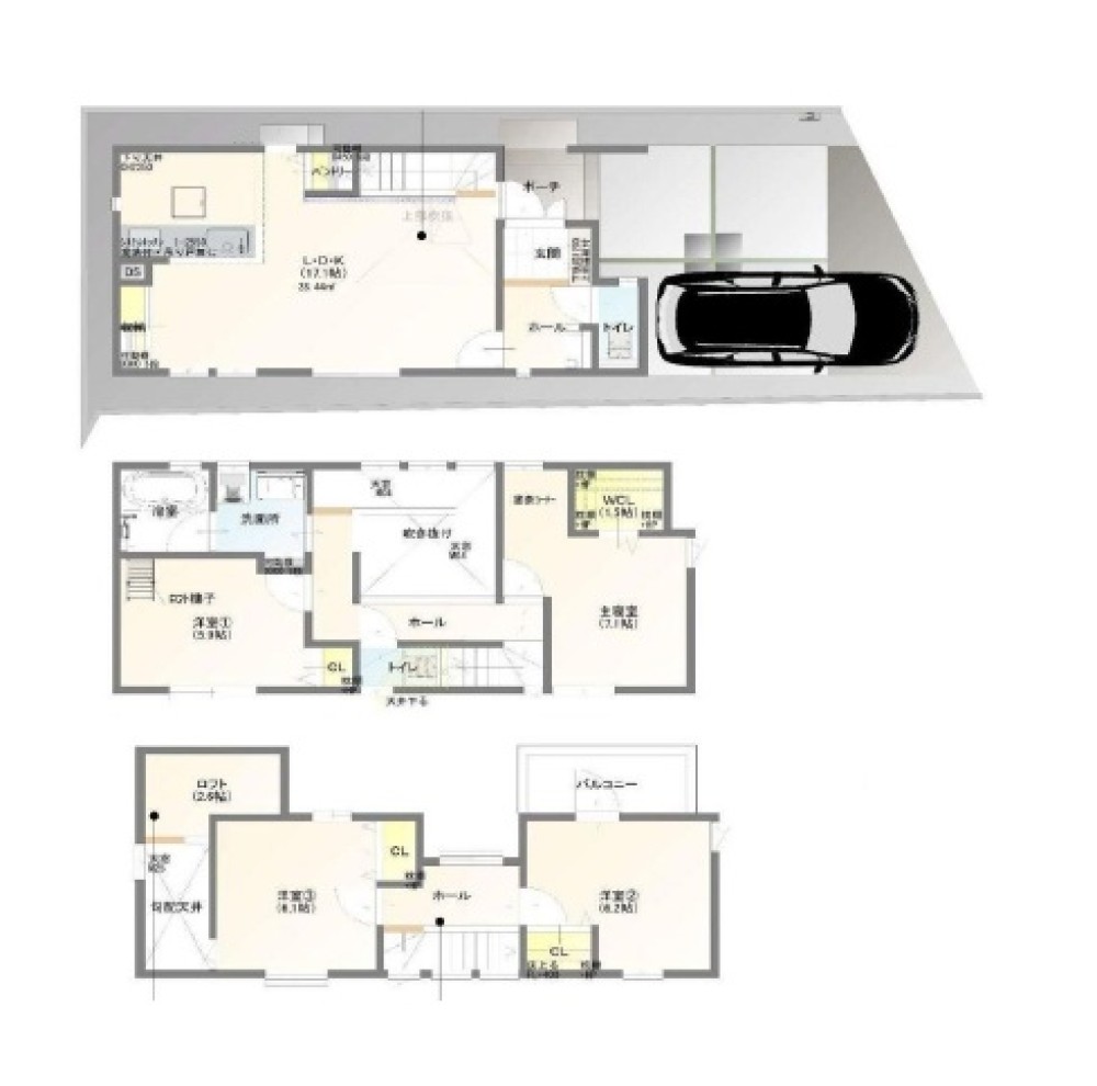 名古屋市緑区東神の倉三丁目　A棟 画像1