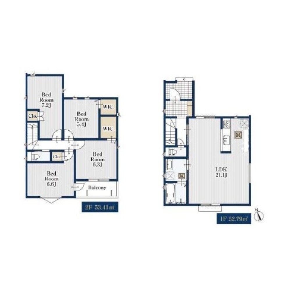 名古屋市緑区曽根　32506②　全2棟　2号棟 画像2