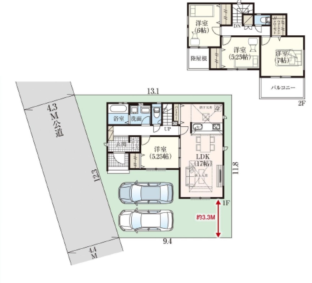 岡崎市赤渋町　4期　全1棟 画像2