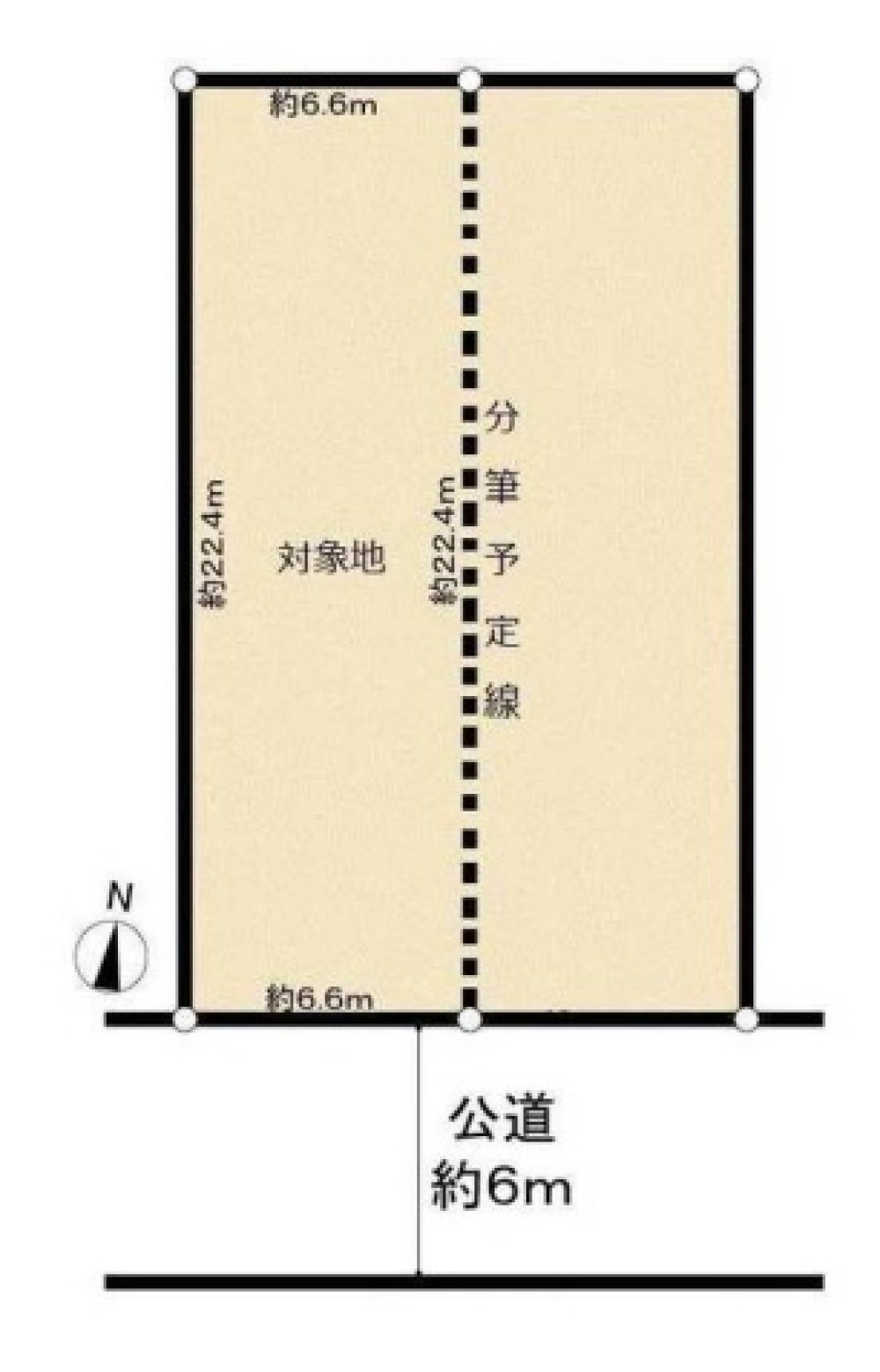 春日井市勝川町　全2区画　西区画 画像1