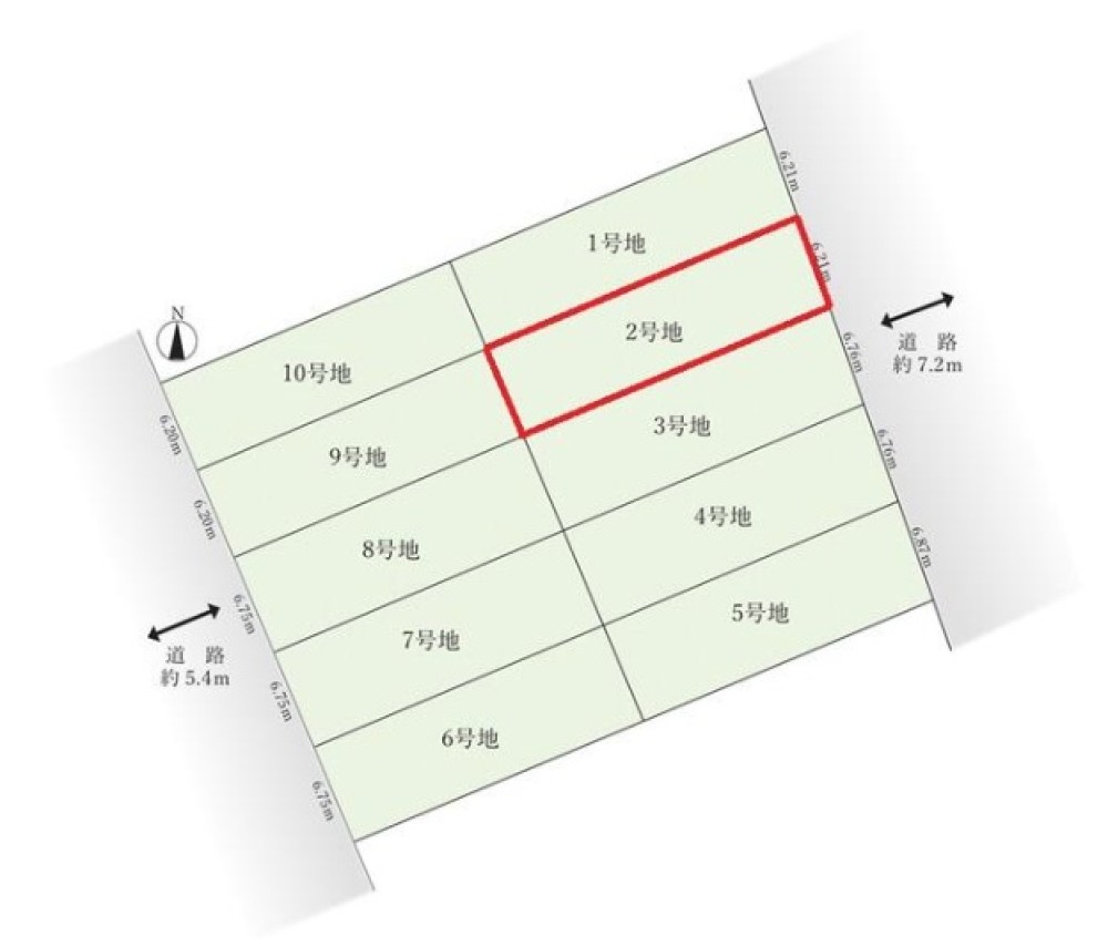 一宮市柳戸町2期　全10区画　2号地 画像1